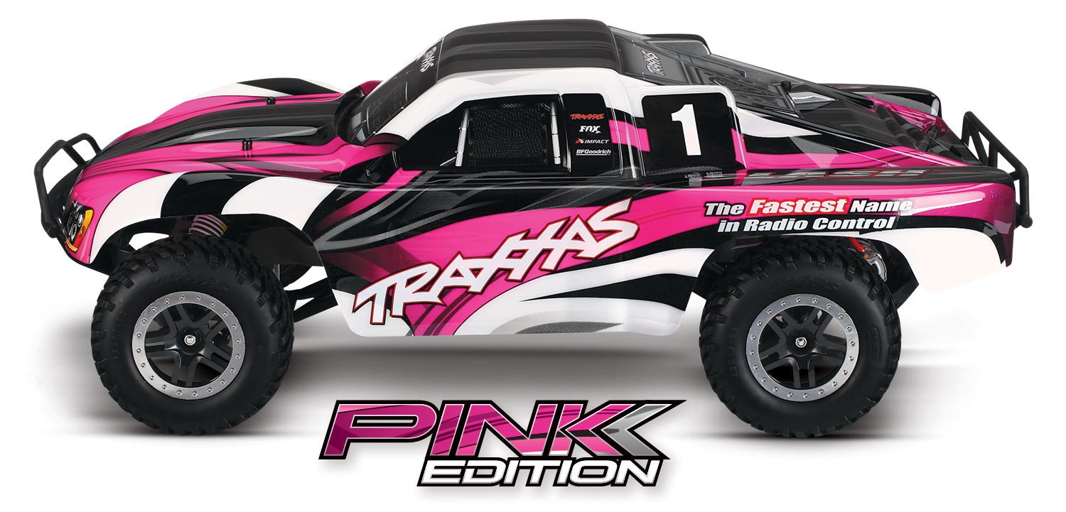 pink traxxas slash