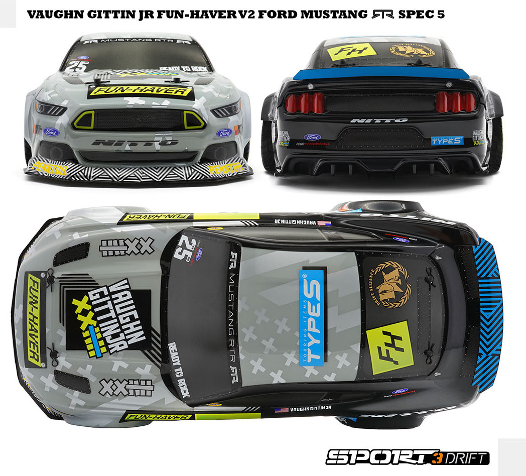 Hpi rs4 sport 3 drift best sale vaughn gittin ford mustang rtr