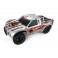 DISC.. BAJA 5SC-1 TRUCK PAINTED BODY (MATTE SILVER)