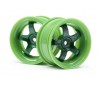 Work Meister S1 Wheel Green (3Mm Offset/2Pcs)