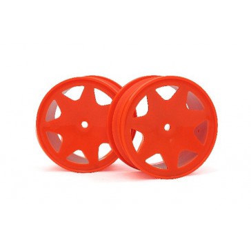Ultra 7 Wheels Orange 30Mm (2Pcs