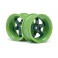 DISC.. WORK MEISTER S1 WHEEL GREEN (9MM OFFSET/2PCS)