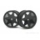 DISC.. ULTRA 7 WHEELS BLACK 30mm (2pcs)