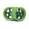 DISC.. WORK MEISTER S1 WHEEL GREEN (6MM OFFSET/2PCS)