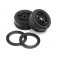 DISC.. AH-64 WHEEL BLACK (42x83mm/2pcs)