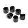 DISC.. SPACER 3X6X5MM (BLACK/6PCS)