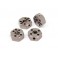 ALUMINUM LOCKING HEX WHEEL HUB (12mm/4pcs)