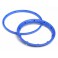 DISC.. HEAVY DUTY WHEEL BEAD LOCK RINGS (BLUE/2 Wheels)