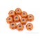 DISC.. ALUMINUM THIN LOCK NUT M3 (ORANGE/10PCS)