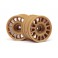 DISC.. WR8 RALLY OFF-ROAD WHEEL BRONZE (48X33MM/2PCS)