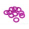 DISC.. ALUMINIUM WASHER 3 X 6 X 0.5MM (PURPLE/10 PCS)