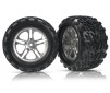 Tires & wheels, assembled, glued (Split-Spoke satin-finish w