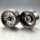 DISC.. Wheels 5-Spoked 1.9", Gray/Black (2 pcs)