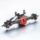 Complete Front Axle V2 Titan/Red for Axial SCX10