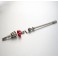 DISC.. Front CVD Drive Shaft Silver-Red, Stainless Steel