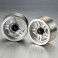 DISC.. Wheels 5-Spoked 1.9", Silver/Silver (2 pcs)