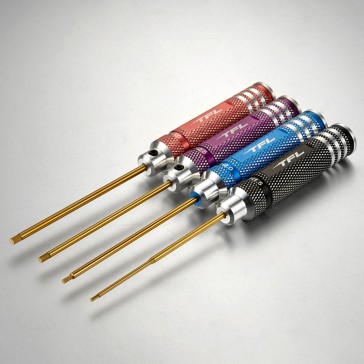 Hex Wrench Set 1,5/2,0/2,5/3,0mm Coloured