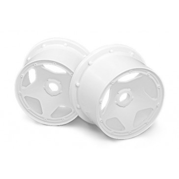 Super Star Wheel White (120X75Mm/2Pcs)