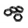17Mm Wheel Nut (Black/4Pcs)