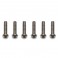 DISC.. TITANIUM SOCKET SCREWS BUTTON HEAD M3 X 6MM (6)