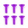 DISC.. M3 X 8MM SELF TAPPING PURPLE ALUM (6)