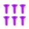 DISC.. M3 X 8MM SELF TAPPING PURPLE ALUM (6)