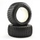 DISC.. FUTURA REAR BLOCK PIN TYRES W/FOAM (PR)