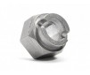 DISC.. BRAKE HUB (ALLOY CAST/SILVER)