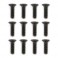 DISC.. FUTURA HEX COUNTERSUNK SCREWS 3X10MM (12)