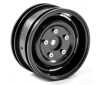 OUTBACK STEEL LOOK LUG WHEEL (2) - BLACK