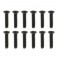 DISC.. FUTURA HEX COUNTERSUNK SCREWS 4X18MM (12)