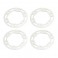 DISC.. IBEX ALUMINUM WHEEL BEADLOC RINGS & SCREWS (4)