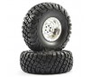 MAULER 2.2" ALL TERRAIN TYRES PRE-GLUED CHROME WHEEL 2