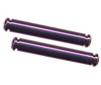 DISC.. Titanium Pivot Pin, purple - 18mm pr