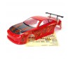 BANZAI PRE-PAINTED BODY SHELL W/DECALS & WING - RED