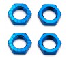 RC8B3/3.1 WHEEL NUTS 17MM BLUE