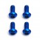 DISC.. FACTORY TEAM M2X4 BHCS BLUE ALUMINIUM (4)