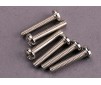 Screws, 3x15mm roundhead machine (6)