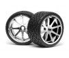 Mounted Phaltline Tire 140X70Mm On Blast Wheel Crm