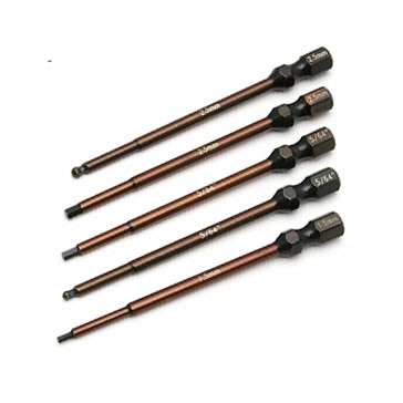 FACTORY TEAM 5-PIECE 1/4" POWER TOOL TIPS SET