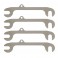 RC12R6 FRONT RIDE HEIGHT SHIMS - STEEL 0.25MM