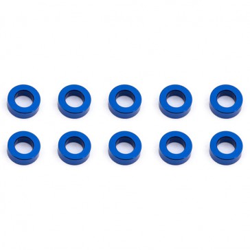 BALLSTUD WASHERS 5.5 x 2.0mm BLUE ALUMINIUM x10