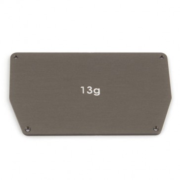B6/B6D ALUMINUM CHASSIS WEIGHT 13G