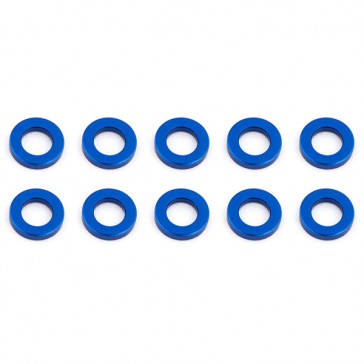 BALLSTUD WASHERS 5.5 x 1.0mm BLUE ALUMINIUM x10