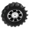 DISC.. T-MAXX/SAVAGE/MGT 'MONSTER SPIDER' CHROME WHEELS