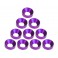 DISC.. Aluminium M4 Countersink Washer (10 Pcs) - Purple