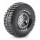 DISC.. CR-ARDENT 1/10 Crawler Tire Set Super Soft (BK chrome 1.9" Rim