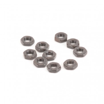 M3 Steel 1/2 Nut - Black - pk10