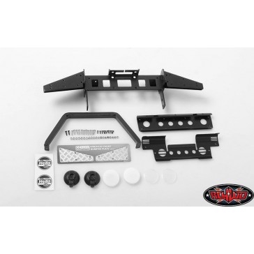 Metal Front Bumper w/Stinger and Lights for Gelande II D90/1