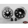 DISC.. General Semi Truck Front Wheels Black Cap (2)